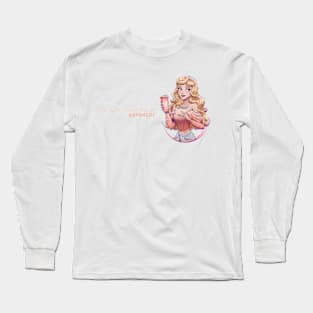 Sleeping Princess with Strawberry Refresher Long Sleeve T-Shirt